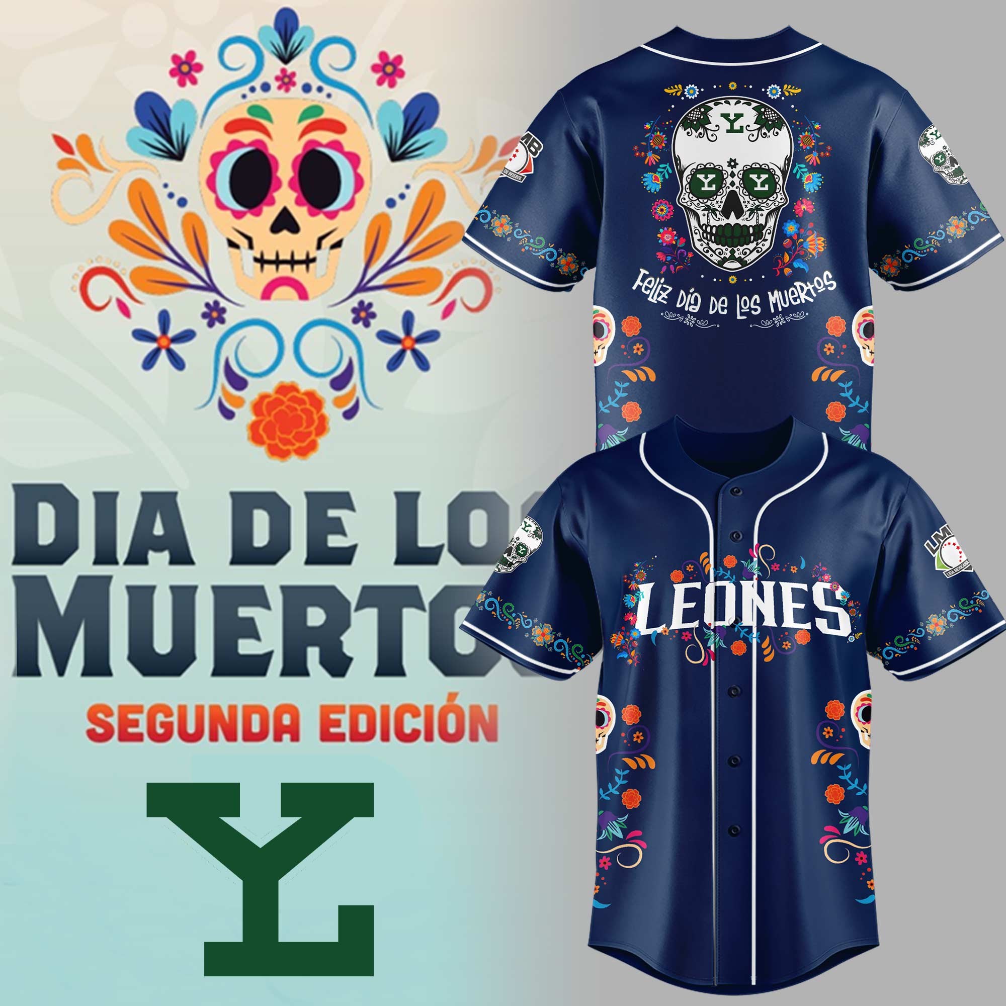 Leones de Yucatán x Día de los Muertos 2025 Jersey Leones de Yucatán x Día de los Muertos 2025 Jersey