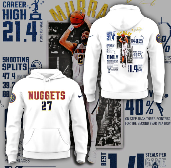 Denver Nuggets Jamal Murray 2024-25 Season Limited Hoodie Set Denver Nuggets Jamal Murray 2024-25 Season Limited Hoodie Set