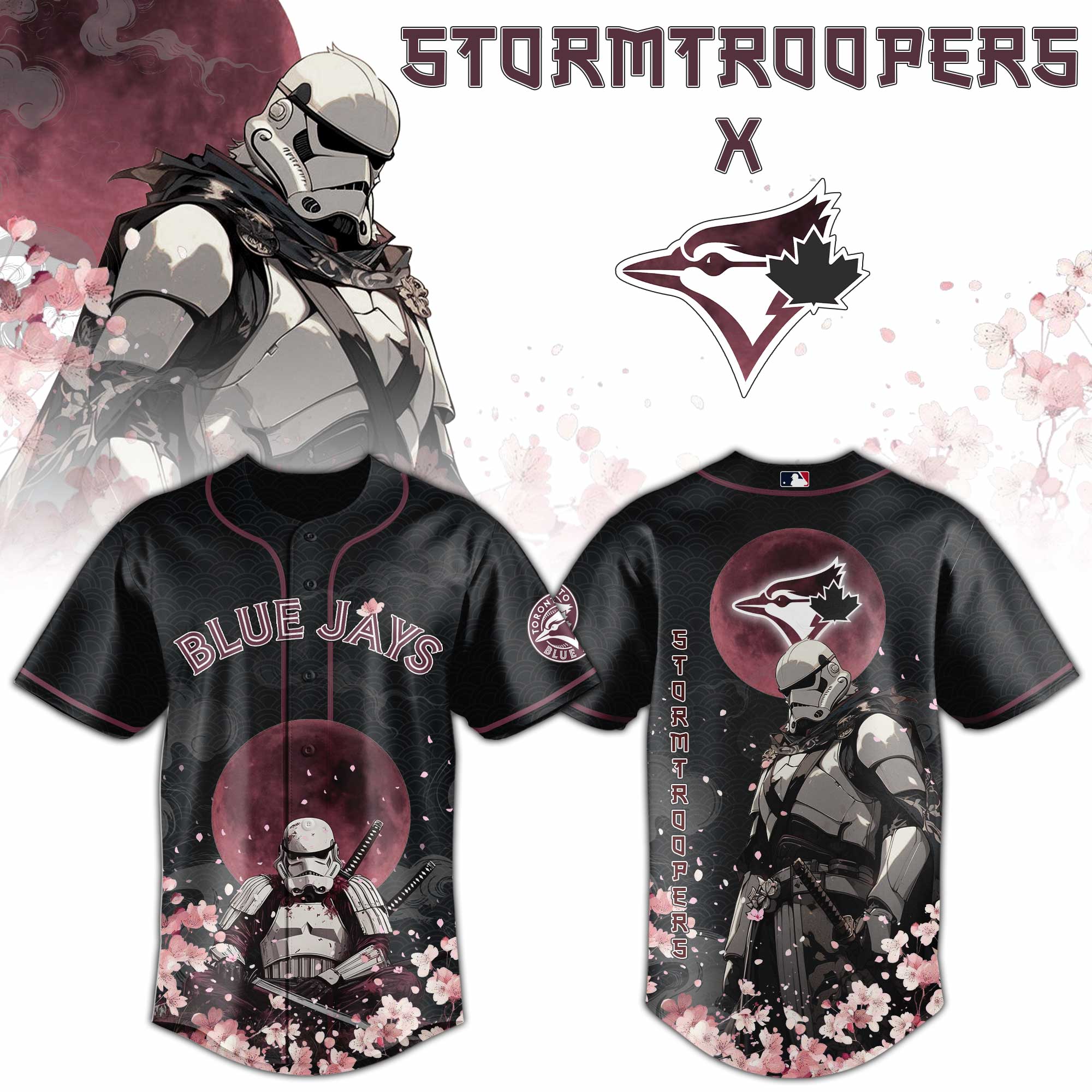 Troopers x Toronto Blue Jays 2025 Japan Edition Jersey Troopers x Toronto Blue Jays 2025 Japan Edition Jersey
