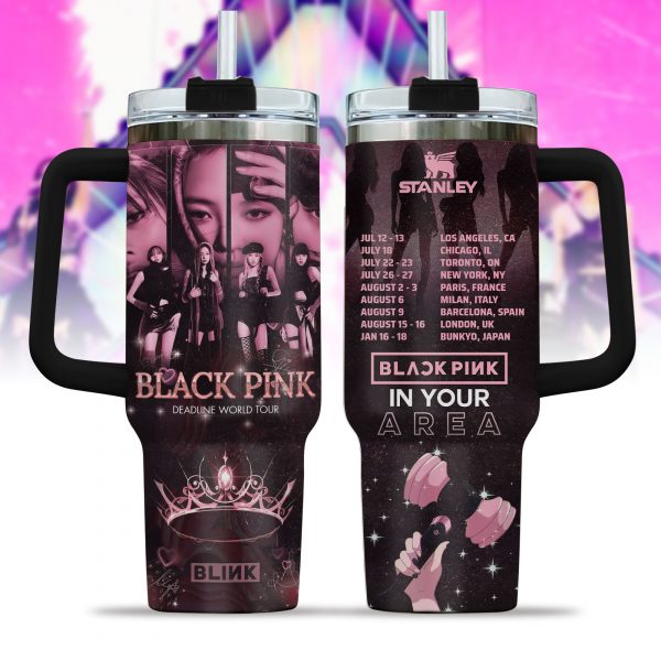 Blackpink Deadline World Tour 2025 Tumbler 40oz with Handle