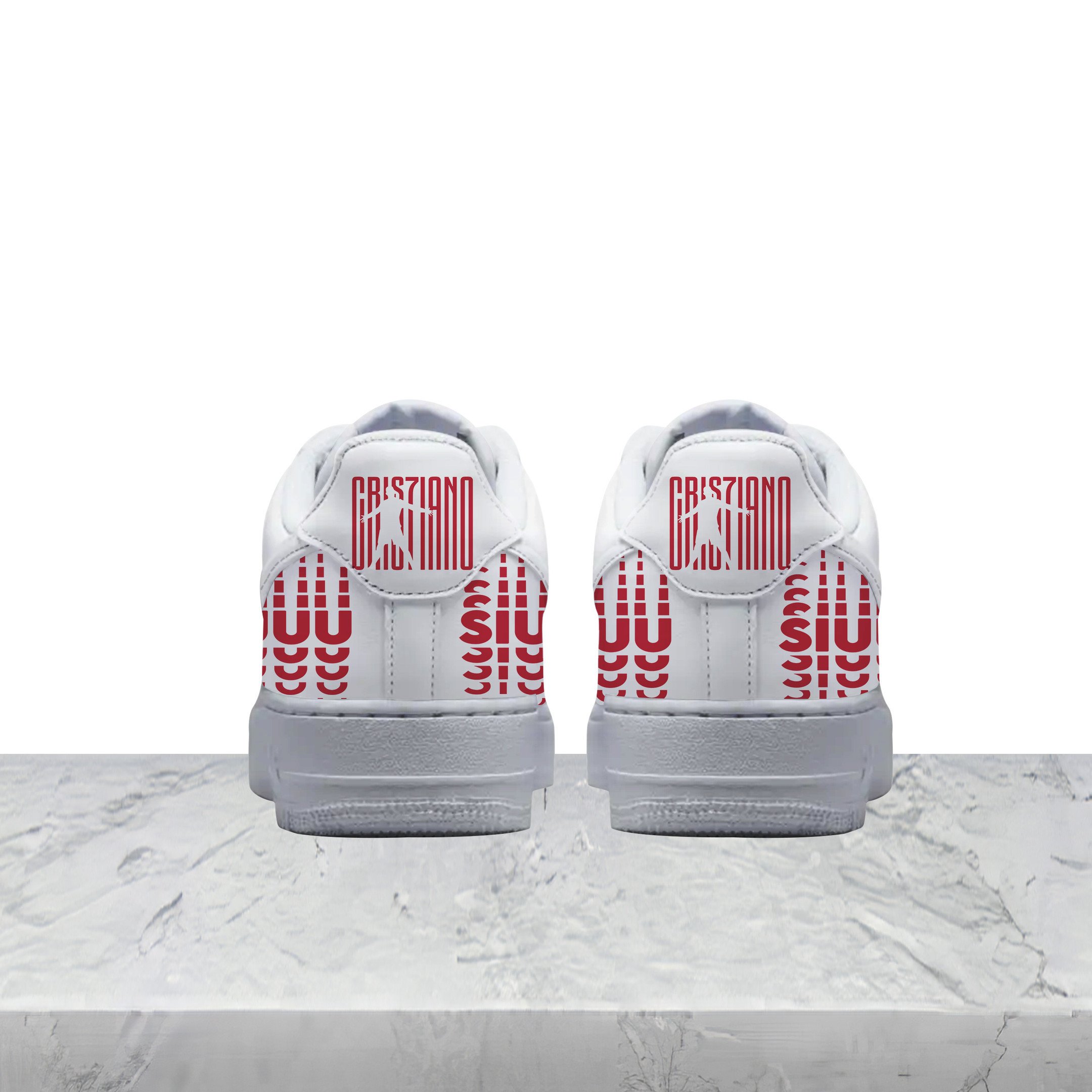 Cristiano Ronaldo in Portugal National Football Team "Siuuuuu!!!" Special Edition Air Force 1 Sneaker Cristiano Ronaldo in Portugal National Football Team "Siuuuuu!!!" Special Edition Air Force 1 Sneaker