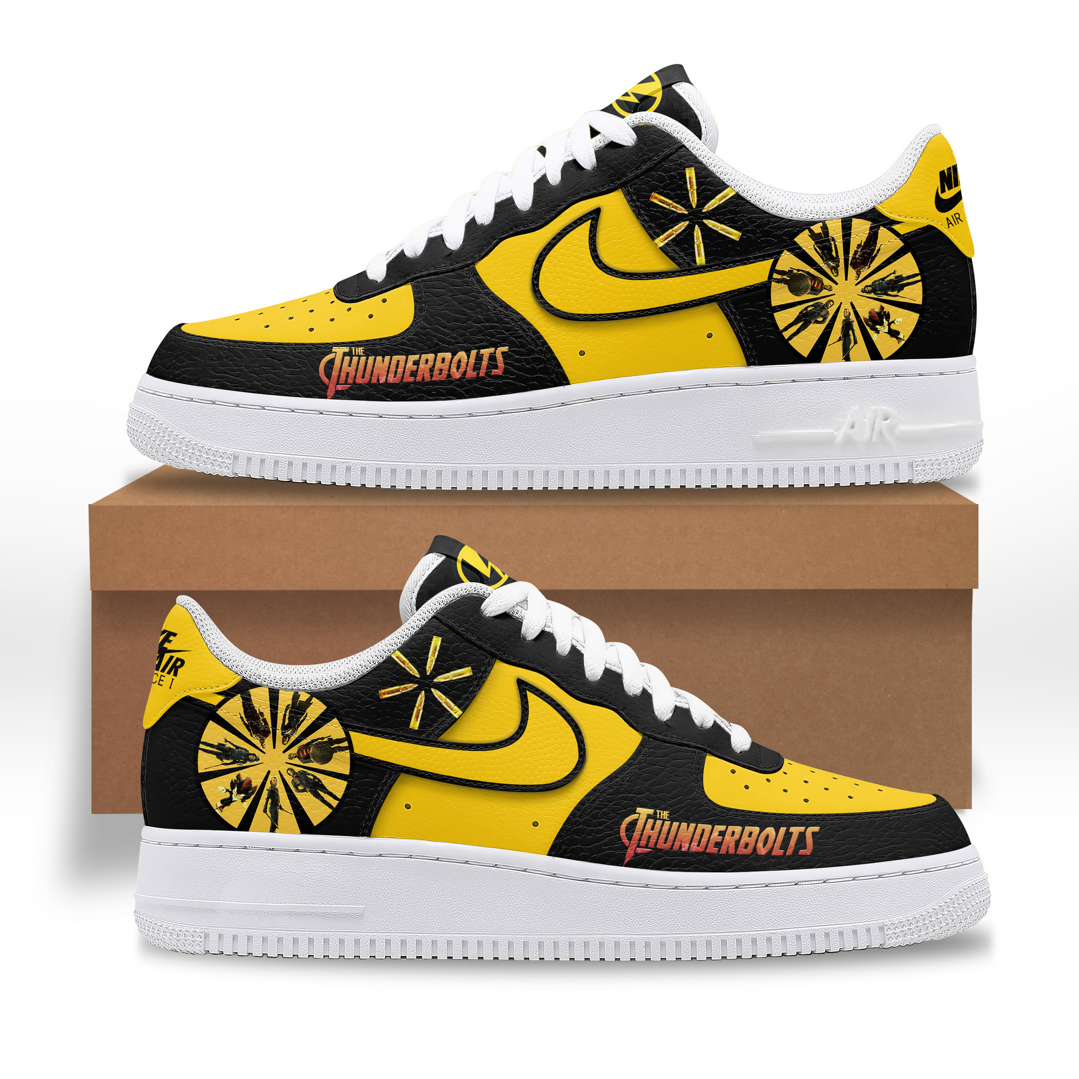 Thunderbolts Limited Edition Air Force 1 Sneaker Thunderbolts Limited Edition Air Force 1 Sneaker