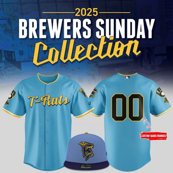 Wisconsin Timber Rattlers Brewers Sunday Rawlings Personalized Baseball Jersey