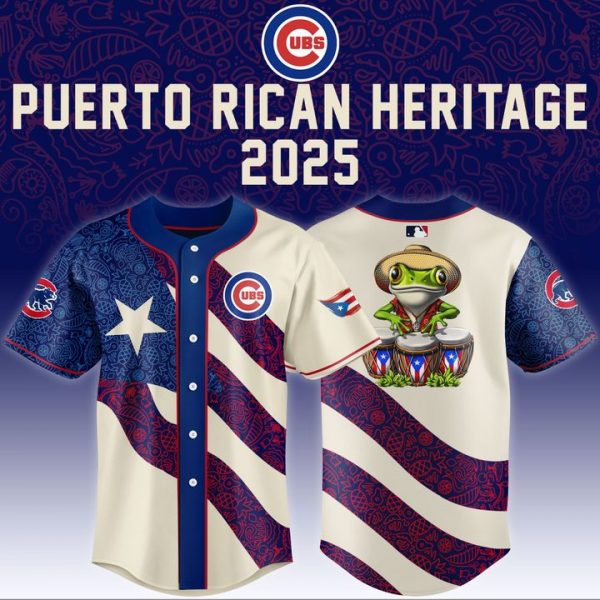 Chicago Cubs x Puerto Rican Heritage 2025 Baseball Jersey