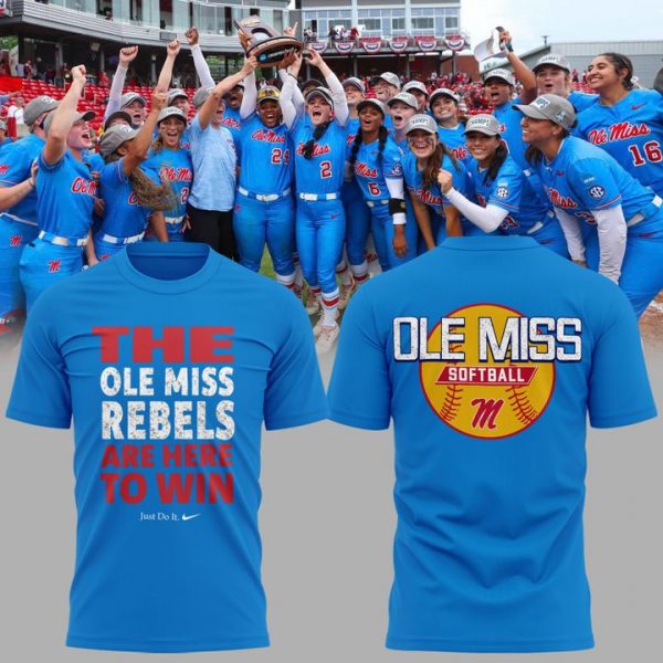 Ole Miss Rebels "Here to Win" Special Blue Tee