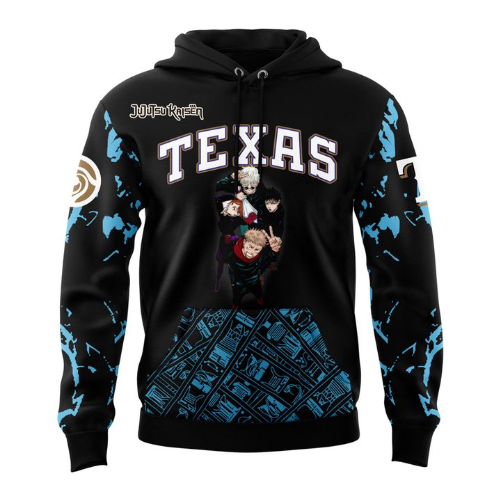 Texas Rangers x Jujutsu Kaisen Night 2025 Special Hoodie Texas Rangers x Jujutsu Kaisen Night 2025 Special Hoodie