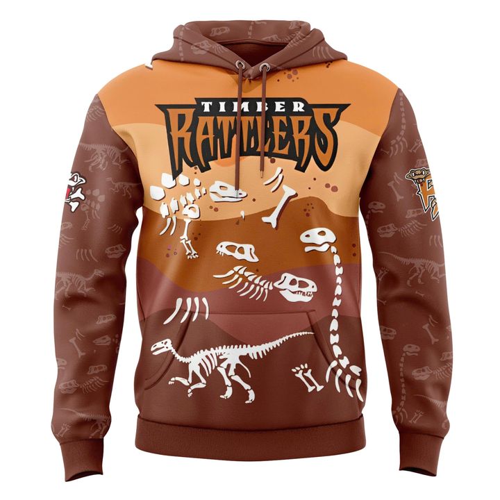 Wisconsin Timber Rattlers x Dino Night Special New Hoodie Wisconsin Timber Rattlers x Dino Night Special New Hoodie