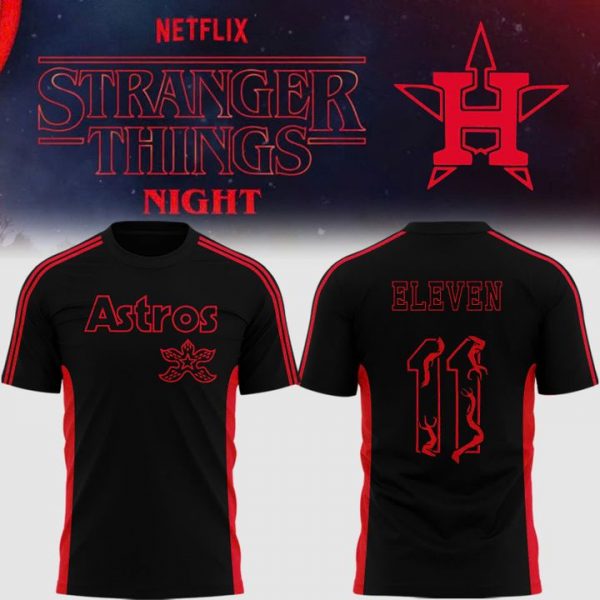 Houston Astros x Stranger Things Night Special Tee