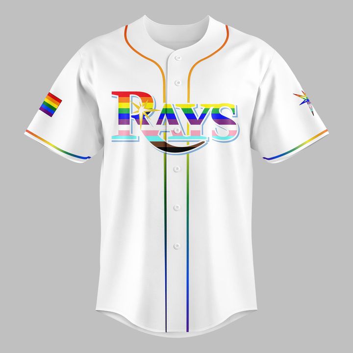 Tampa Bay Rays MLB Pride Night 2025 Baseball Jersey Tampa Bay Rays MLB Pride Night 2025 Baseball Jersey