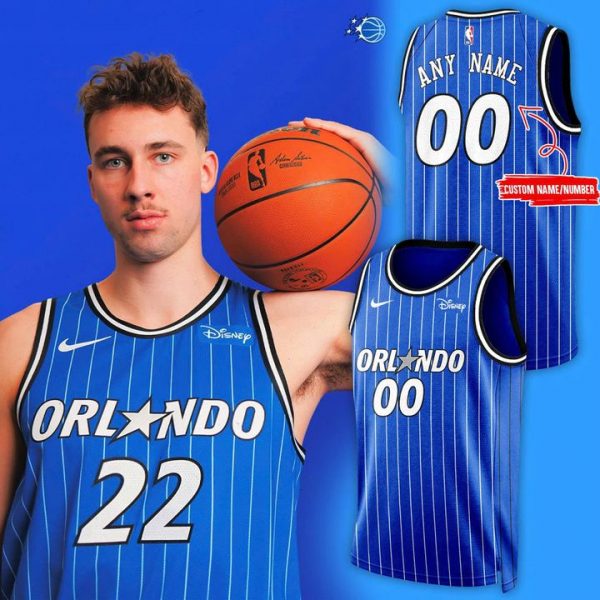 Orlando Magic A New Generation Of Magic Basketball Jersey 2025 Blue