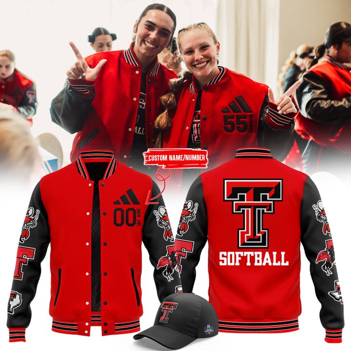 Texas Tech Red Raiders Softball x College World Series 2025 Jacket Texas Tech Red Raiders Softball x College World Series 2025 Jacket