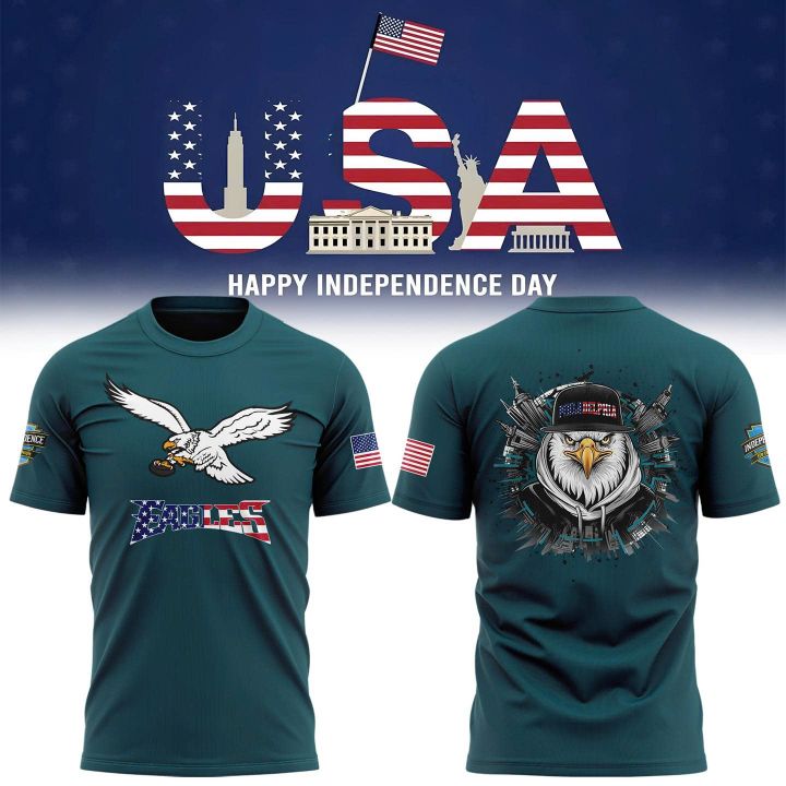 Philadelphia Eagles 2025 Happy Independence Day Limited Shirt Philadelphia Eagles 2025 Happy Independence Day Limited Shirt