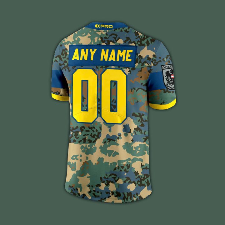 Graz Giants Salute to Service 2025 Camo Football Jersey Graz Giants Salute to Service 2025 Camo Football Jersey