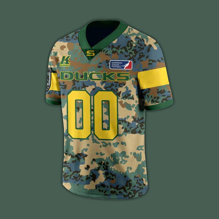Salzburg Ducks Panthers Salute to Service 2025 Camo Football Jersey Salzburg Ducks Panthers Salute to Service 2025 Camo Football Jersey
