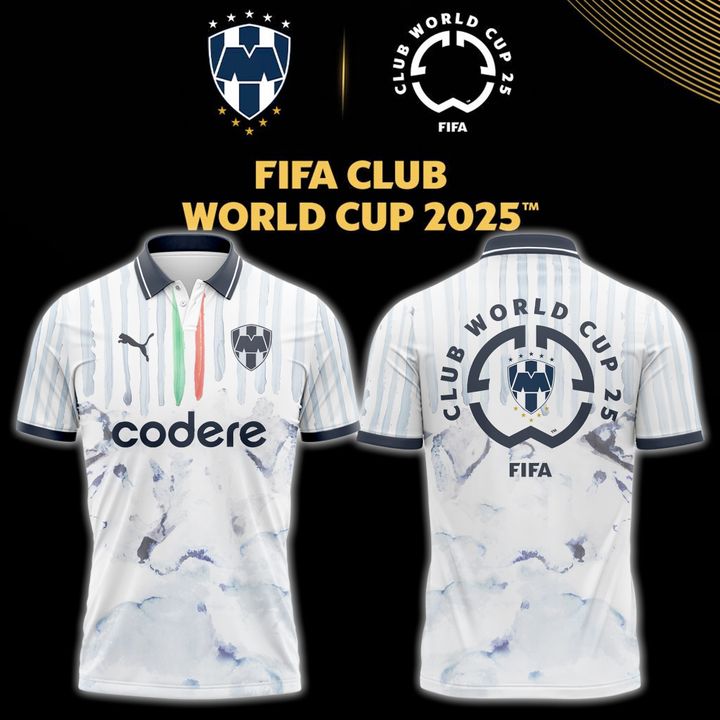 Monterrey Rayados 2025 FIFA Club World Cup Special Edition Polo Shirt Monterrey Rayados 2025 FIFA Club World Cup Special Edition Polo Shirt