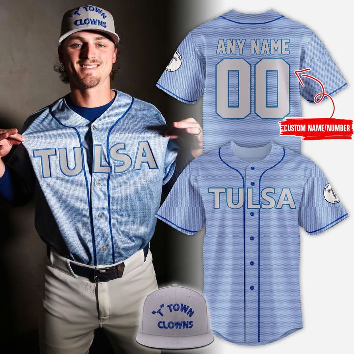 Tulsa Drillers x 2025 T-Town Clowns Custom Baseball Jersey Tulsa Drillers x 2025 T-Town Clowns Custom Baseball Jersey