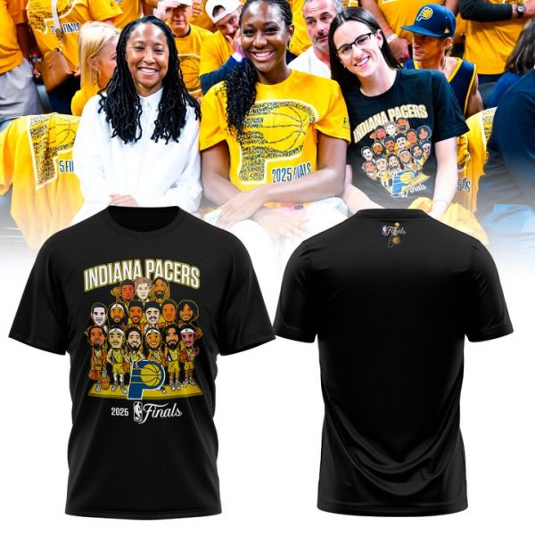 Indiana Pacers 2025 NBA Finals Special Black Tee