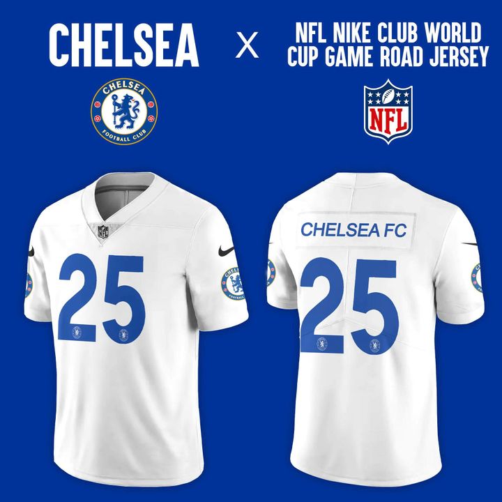 Chelsea FC x MLB Club World Cup Special Football Jersey Chelsea FC x MLB Club World Cup Special Football Jersey