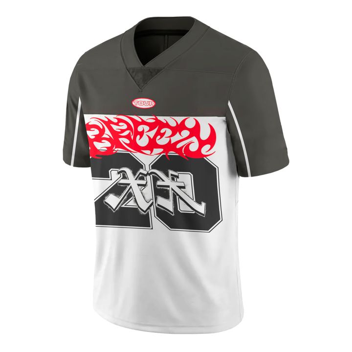 Chris Brown "Breezy Bowl XX" Stadium World Tour Limited Edition Football Jersey Chris Brown "Breezy Bowl XX" Stadium World Tour Limited Edition Football Jersey