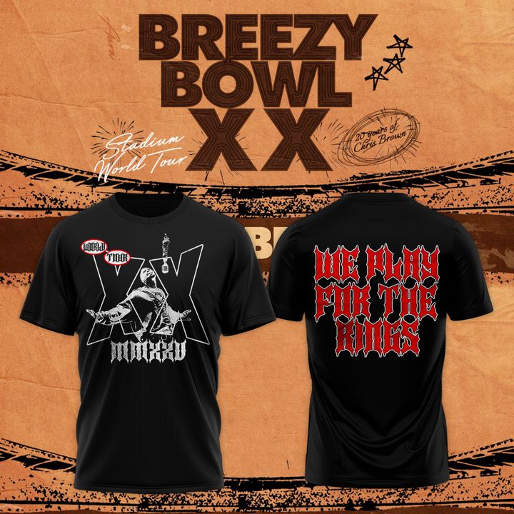 Chris Brown "We Play For The Rings" Special Tee Chris Brown "We Play For The Rings" Special Tee