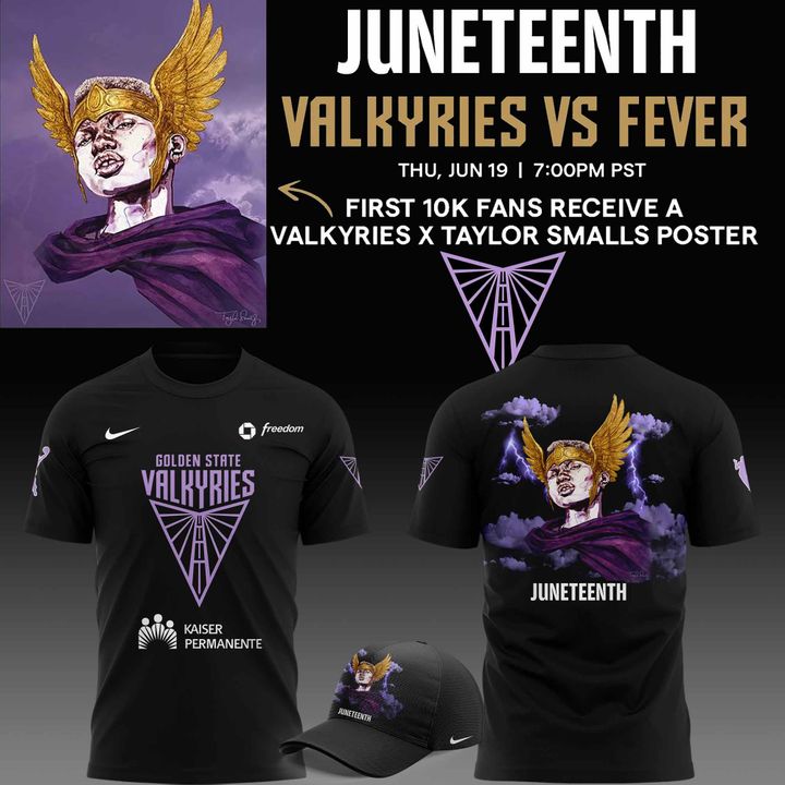 Golden State Valkyries x Juneteenth 2025 Limited Edition Shirt Golden State Valkyries x Juneteenth 2025 Limited Edition Shirt