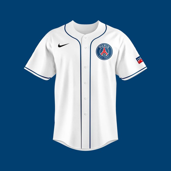 Paris Saint-Germain x MLB Nike Club World Cup White Baseball Jersey Paris Saint-Germain x MLB Nike Club World Cup White Baseball Jersey