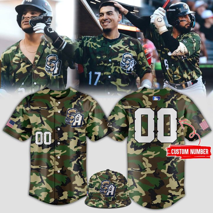 San Antonio Missions 2025 Camo Special Baseball Jersey San Antonio Missions 2025 Camo Special Baseball Jersey