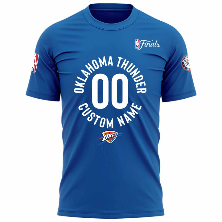 Oklahoma City Thunder Circle NBA Finals Personalized Shirt Oklahoma City Thunder Circle NBA Finals Personalized Shirt