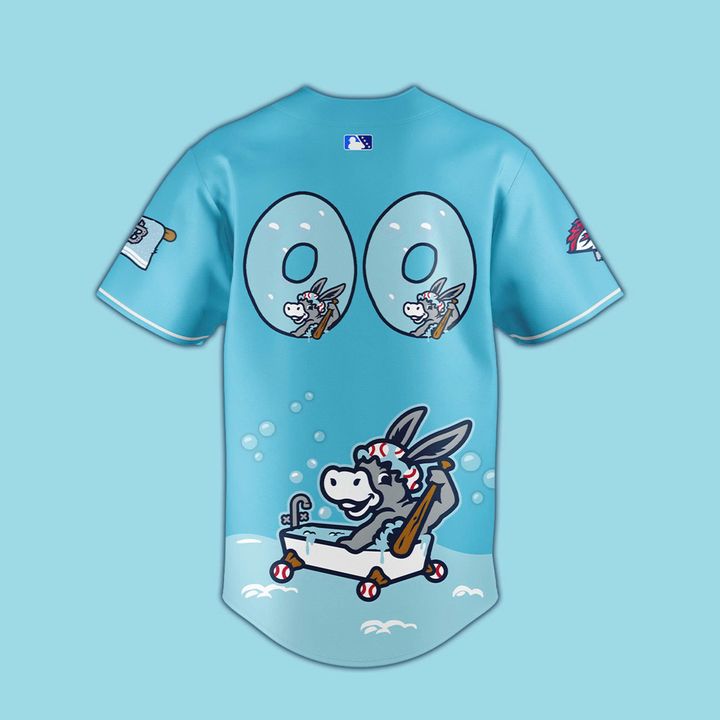 Binghamton Rumble Ponies Bathtub Donkeys Personalized Baseball Jersey Binghamton Rumble Ponies Bathtub Donkeys Personalized Baseball Jersey