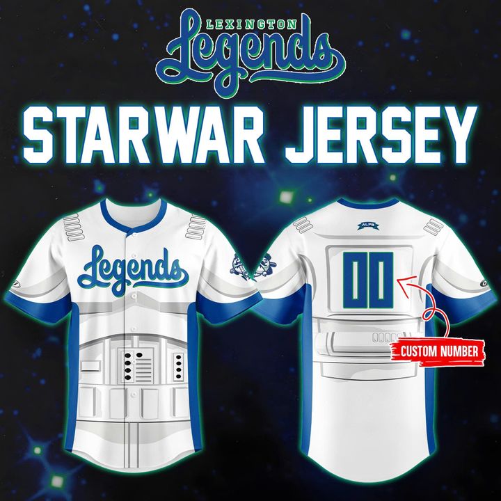 Lexington Legends x Star Wars 2025 Baseball Jersey Lexington Legends x Star Wars 2025 Baseball Jersey