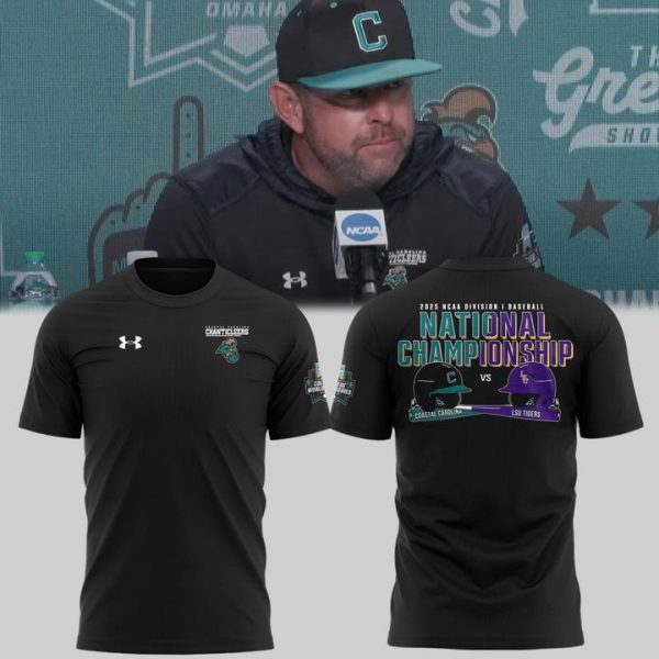Coastal Carolina Chanticleers Baseball 2025 National Championship Shirt