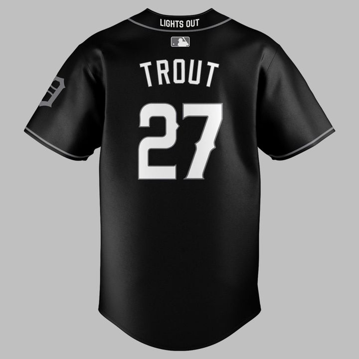 Los Angeles Angels Black Lights Out 2025 Baseball Jersey Los Angeles Angels Black Lights Out 2025 Baseball Jersey