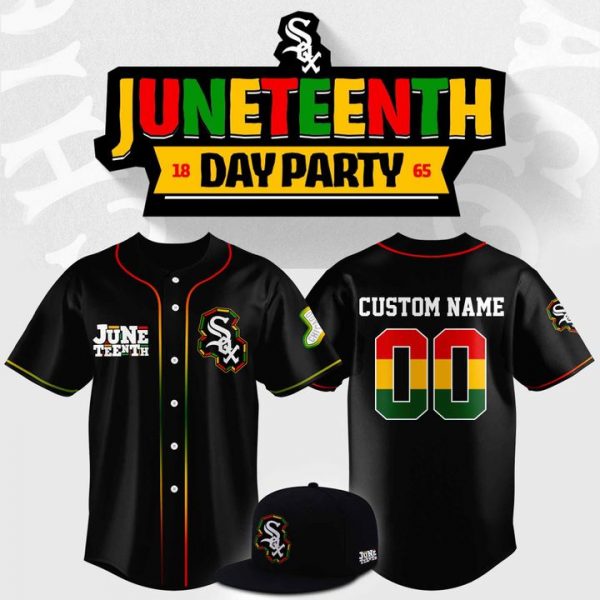 Chicago White Sox 2025 Juneteenth Heritage Black Baseball Jersey