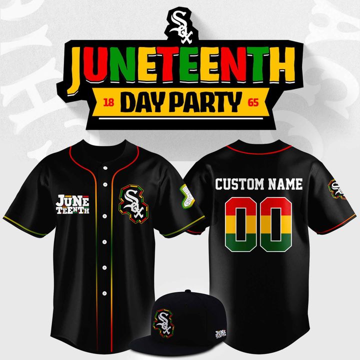 Chicago White Sox 2025 Juneteenth Heritage Black Baseball Jersey Chicago White Sox 2025 Juneteenth Heritage Black Baseball Jersey