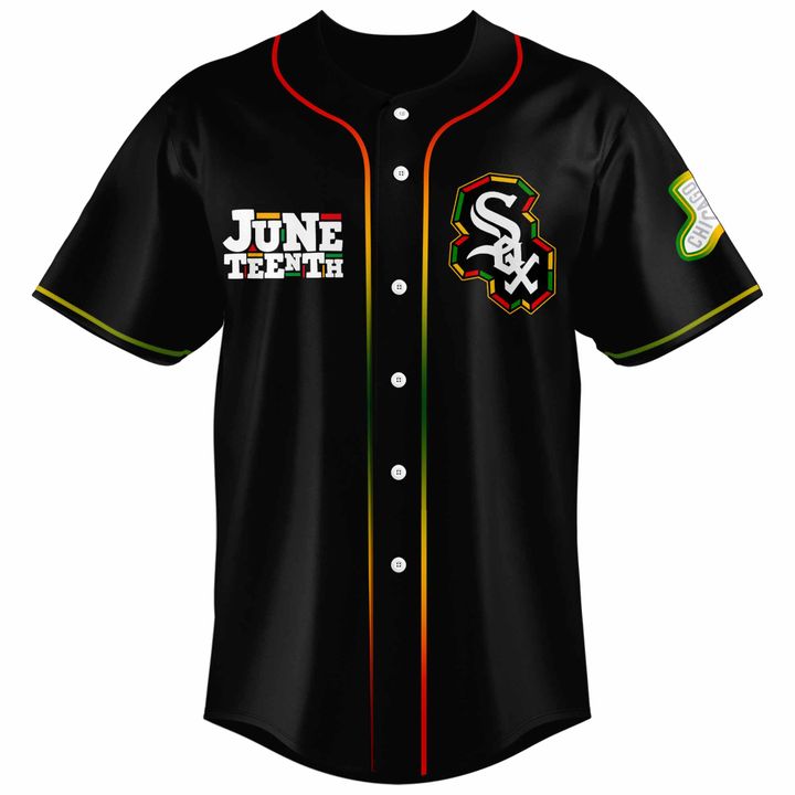 Chicago White Sox 2025 Juneteenth Heritage Black Baseball Jersey Chicago White Sox 2025 Juneteenth Heritage Black Baseball Jersey
