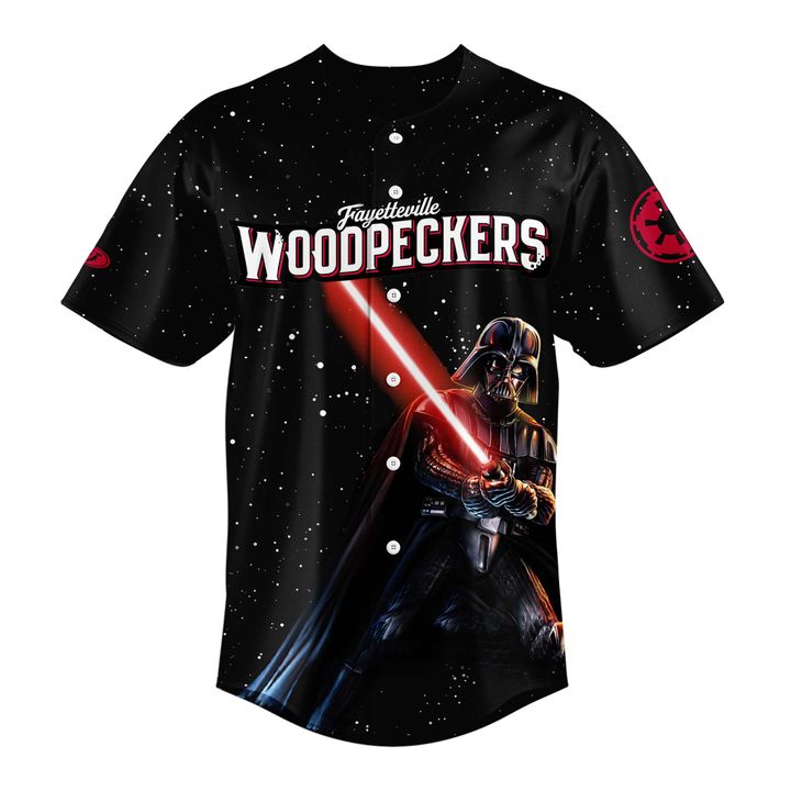 Fayetteville Woodpeckers x Star War 2025 Baseball Jersey Fayetteville Woodpeckers x Star War 2025 Baseball Jersey