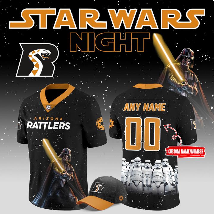 Arizona Rattlers x Star Wars Night 2025 Special Football Jersey Arizona Rattlers x Star Wars Night 2025 Special Football Jersey