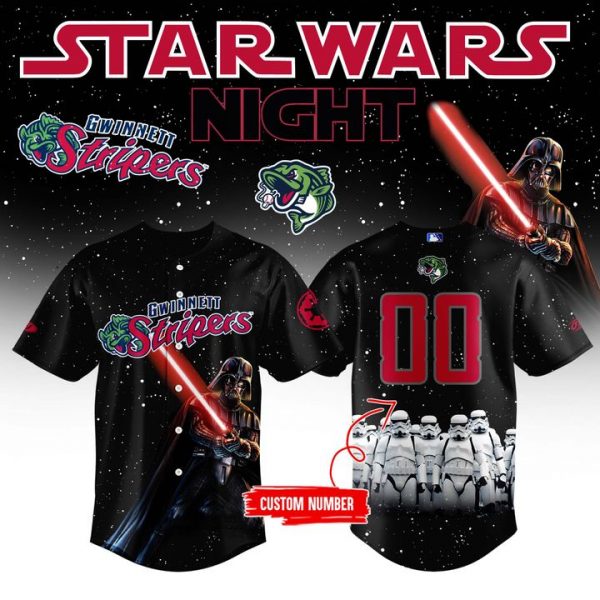 Gwinnett Stripers x Star War 2025 Baseball Jersey