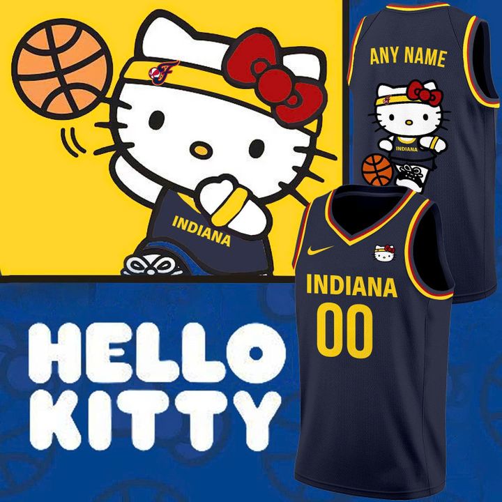 Indiana Fever x Hello Kitty 2025 Limited Basketball Jersey Indiana Fever x Hello Kitty 2025 Limited Basketball Jersey