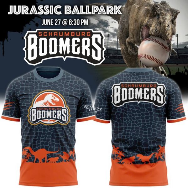 Schaumburg Boomers Jurassic Ballpark 2025 Shirt