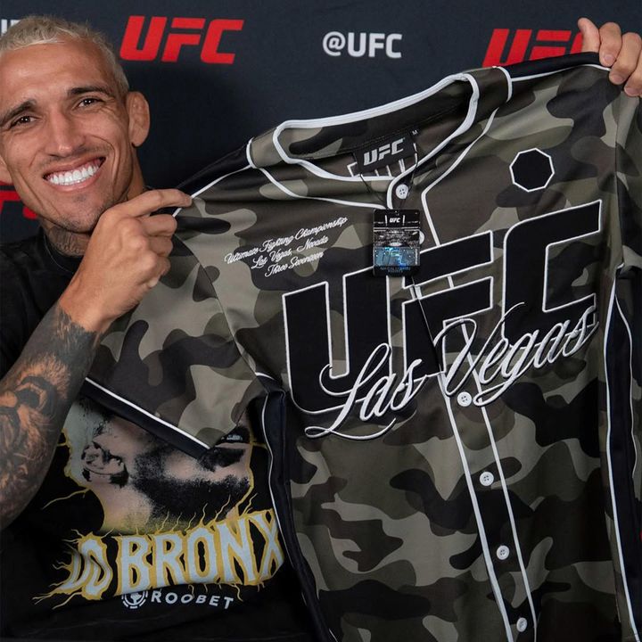 UFC 317 Camo Fashion Special Baseball Jersey UFC 317 Camo Fashion Special Baseball Jersey