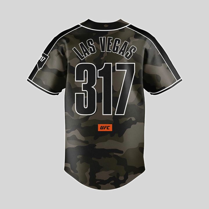 UFC Las Vegas 317 Fashion Camo 2025 Baseball Jersey UFC Las Vegas 317 Fashion Camo 2025 Baseball Jersey