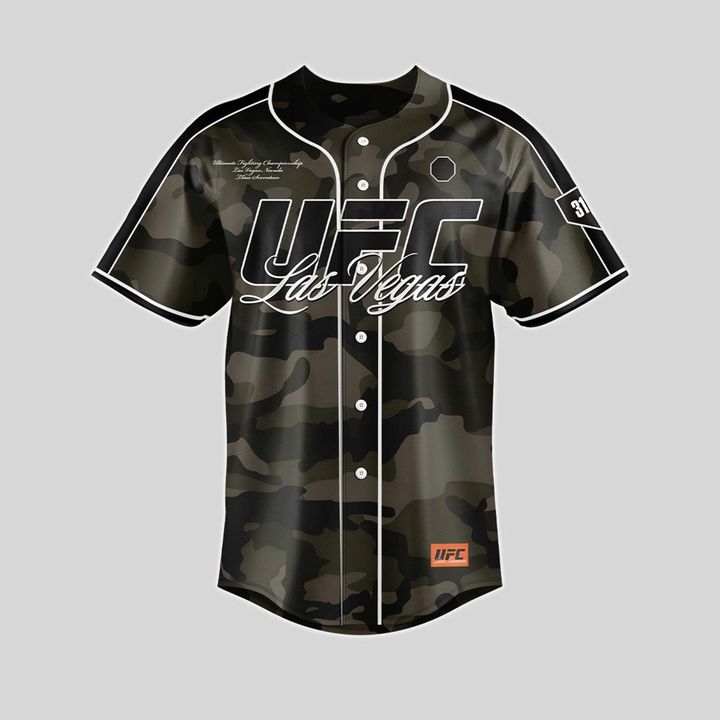 UFC Las Vegas 317 Fashion Camo 2025 Baseball Jersey UFC Las Vegas 317 Fashion Camo 2025 Baseball Jersey