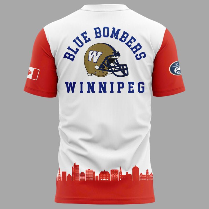 Winnipeg Blue Bombers 2025 Canada Day Special Tee Winnipeg Blue Bombers 2025 Canada Day Special Tee