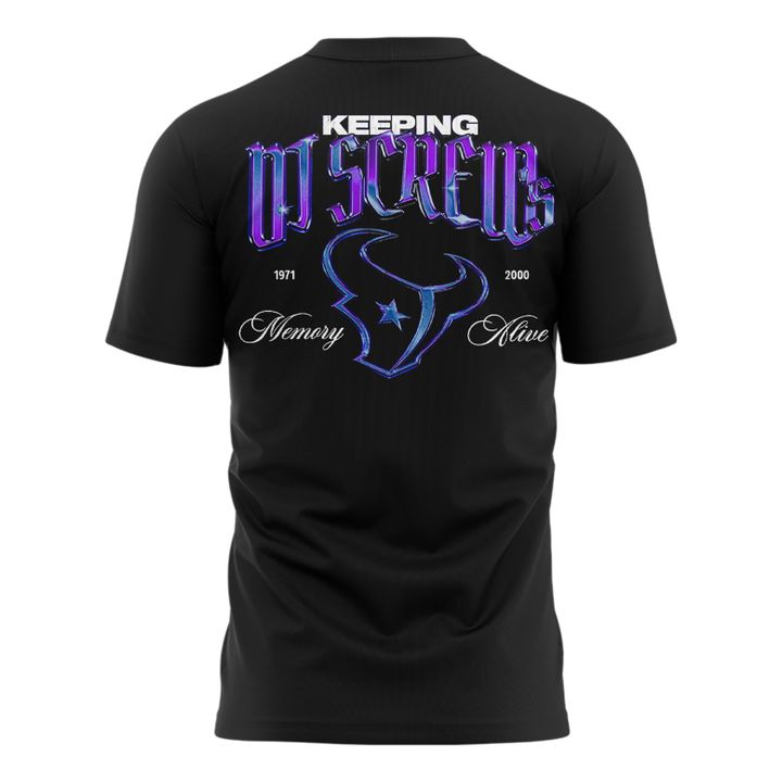 Houston Texans x DJ Screw 2025 "Memory Alive" Special Tee Houston Texans x DJ Screw 2025 "Memory Alive" Special Tee