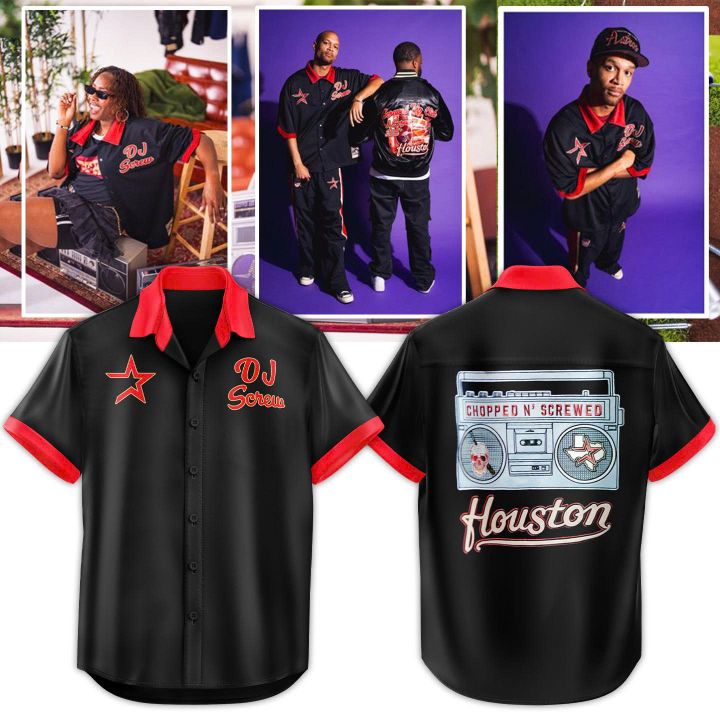 Houston Astros x DJ Screw Special Edition Hawaiian Shirt Houston Astros x DJ Screw Special Edition Hawaiian Shirt