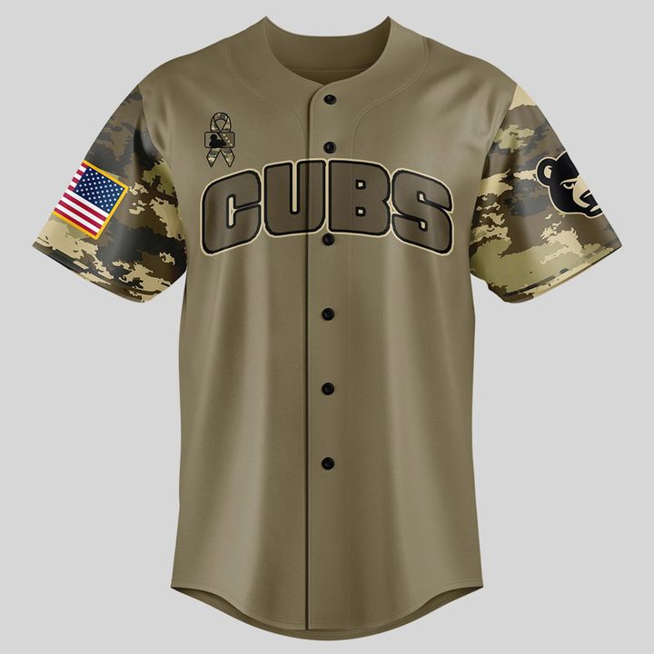 Limited Edition South Bend Cubs Military Appreciation Night 2025 Baseball Jersey Limited Edition South Bend Cubs Military Appreciation Night 2025 Baseball Jersey
