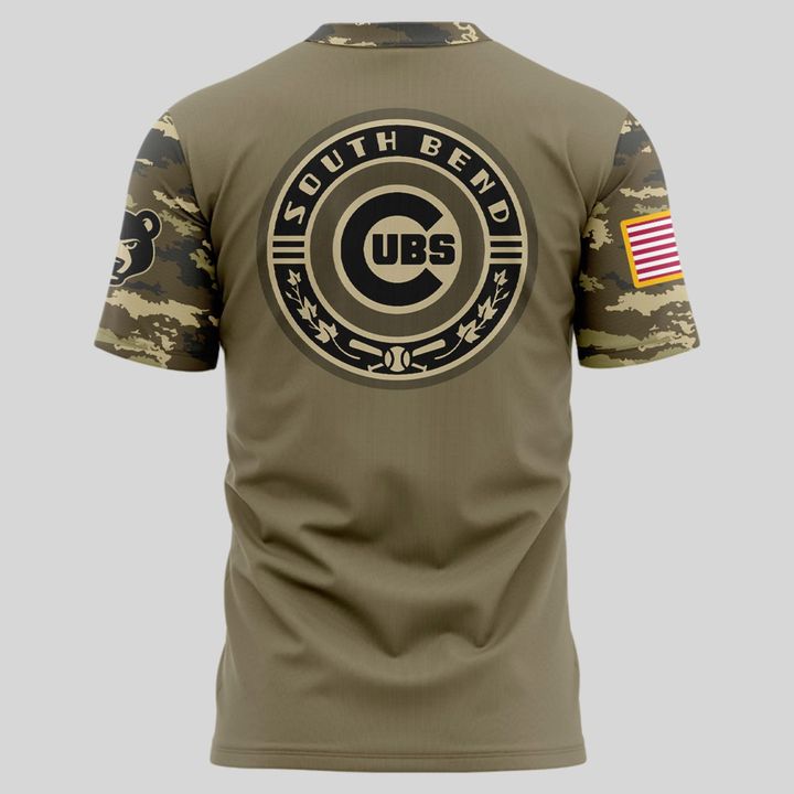 Limited Edition South Bend Cubs Military Appreciation Night 2025 T-shirt Limited Edition South Bend Cubs Military Appreciation Night 2025 T-shirt