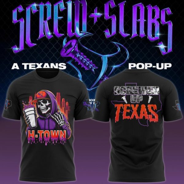 Houston Texans H-Town x DJ Screw Special Black Shirt