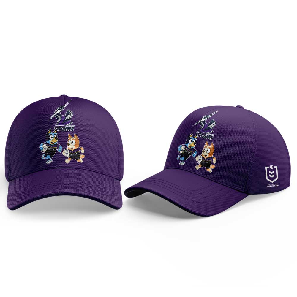 Melbourne Storm NRL x Bluey and Bingo 2025 Hoodie Set Melbourne Storm NRL x Bluey and Bingo 2025 Hoodie Set